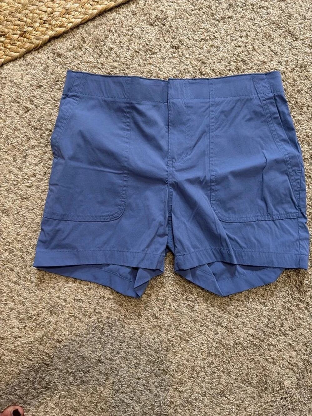 3 for $9 Eddie Bauer women’s nylon blue shorts 6 3509